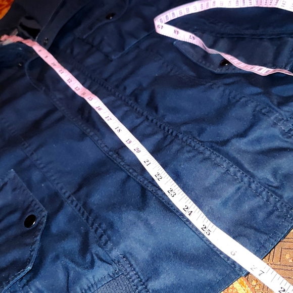 H&M Premium/ Navy 🔵 Bomber 5POCKET SZ-36 Mens / Like new - Picture 5 of 9